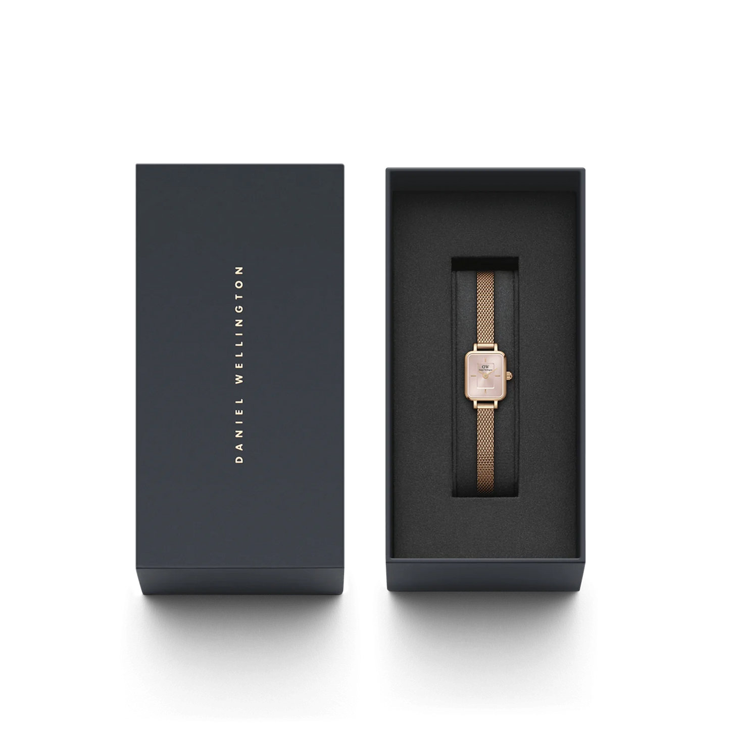 Quadro Mini Melrose Rose Gold Blush Watch DW00100650