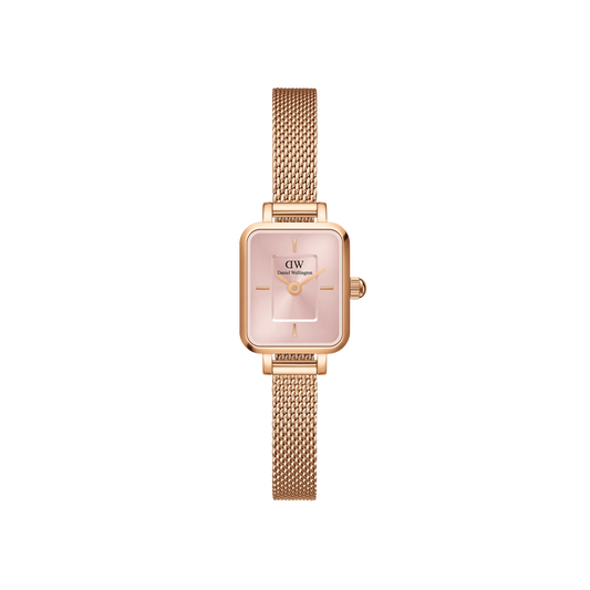 Quadro Mini Melrose Rose Gold Blush Watch DW00100650