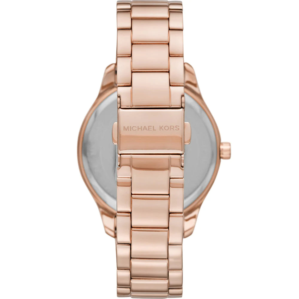 Layton Three-Hand Rose Gold-Tone Stainless Steel Watch