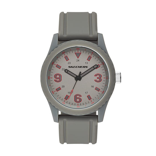 The Monterrey Grey Silicone Strap Men's Watch