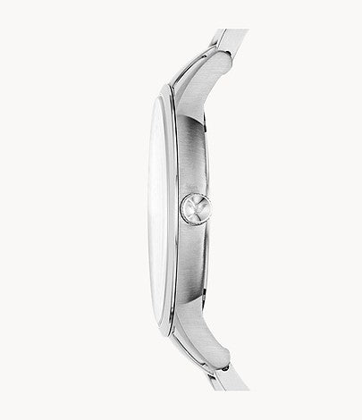 Men's Three-Hand Date Stainless Steel Watch