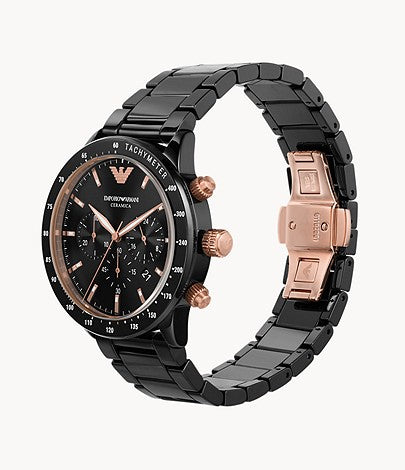 Chronograph Black Ceramic Watch