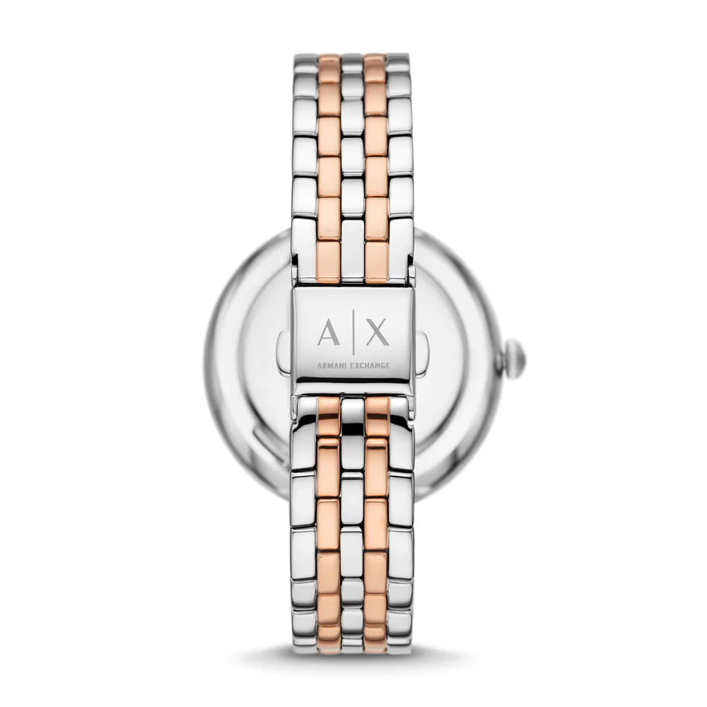 Three-Hand Two-Tone Stainless Steel Watch