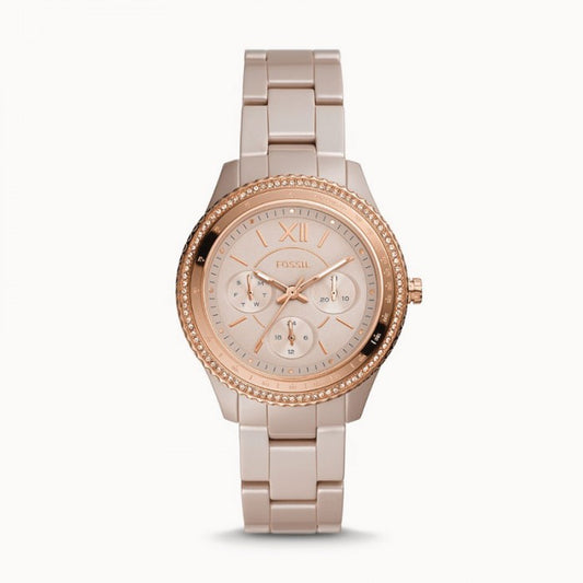 Stella Multifunction Caramel Ceramic Watch