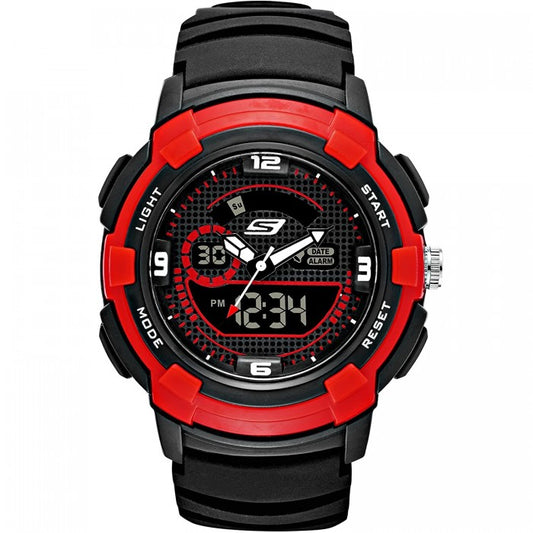 Highview Quartz Digital Resin Strap Men's Watch