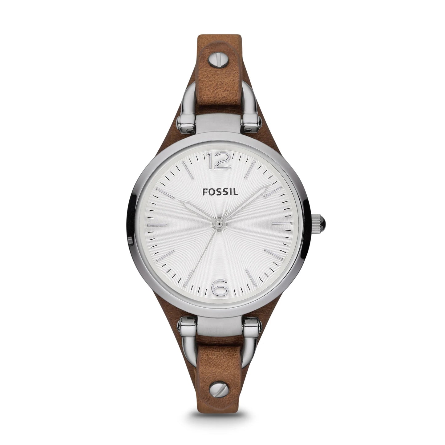 Georgia Brown Leather Watch