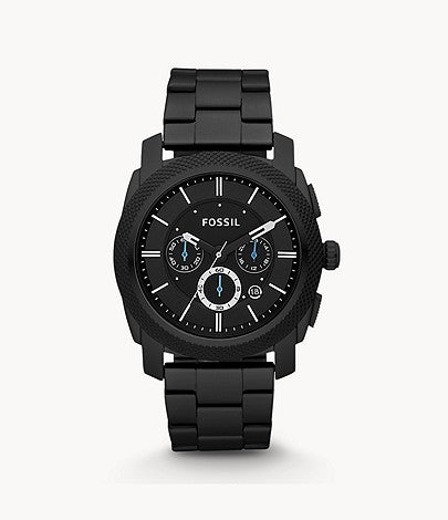 Machine Chronograph Black Stainless Steel Watch