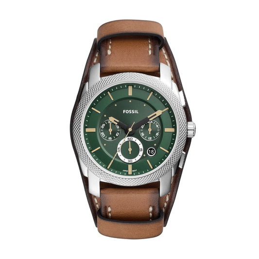 Machine Chronograph Tan Eco Leather Watch