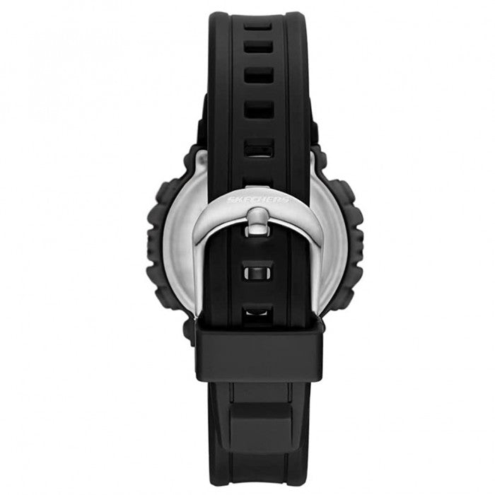 Rossmoor Digital Plastic Case Black Polyurethane Strap Watch