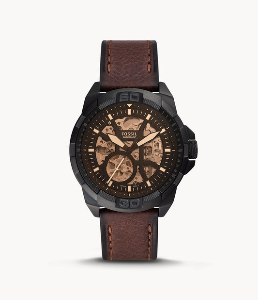 Bronson Automatic Brown Eco Leather Watch