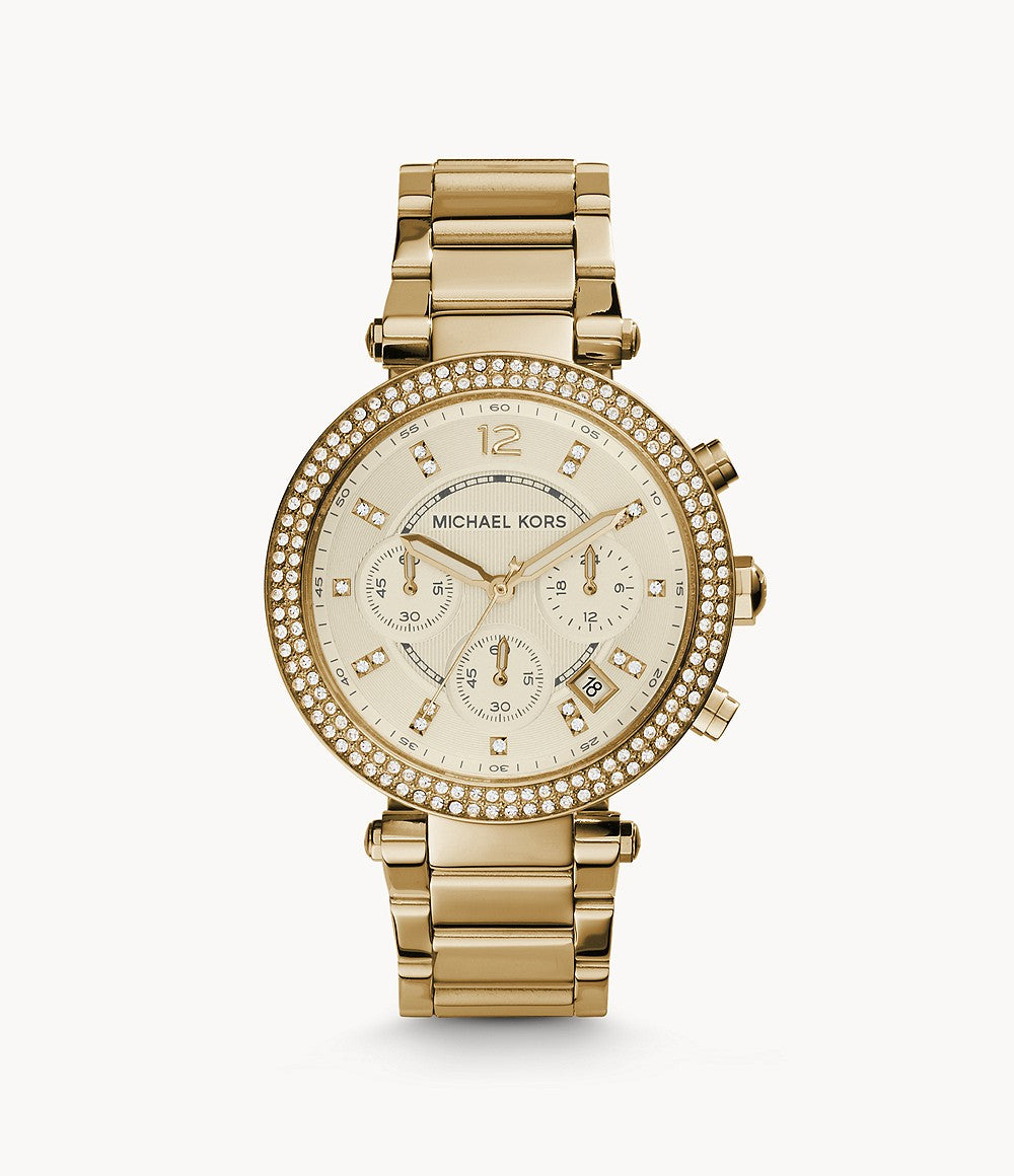 Parker Chronograph Gold-Tone Stainless Steel Watch