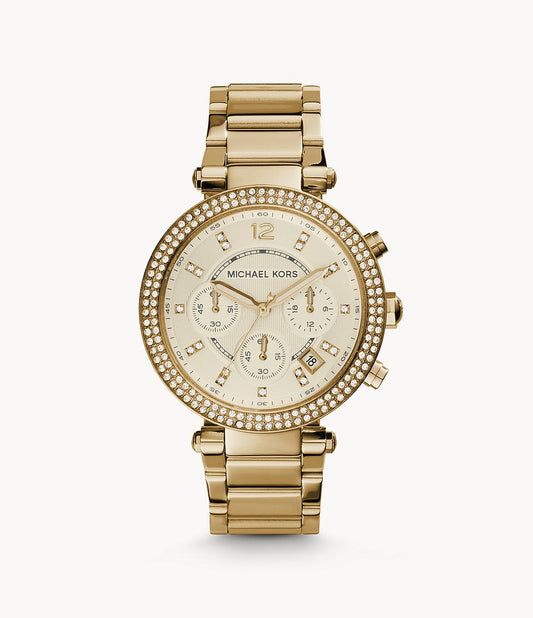 Parker Chronograph Gold-Tone Stainless Steel Watch