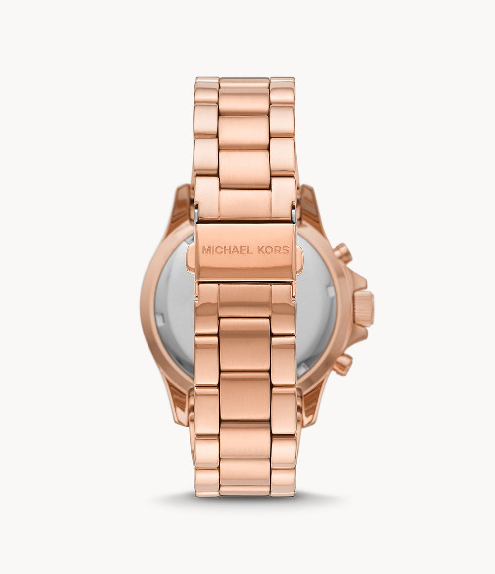 Everest Chronograph Rose Gold-Tone Stainless Steel Watch