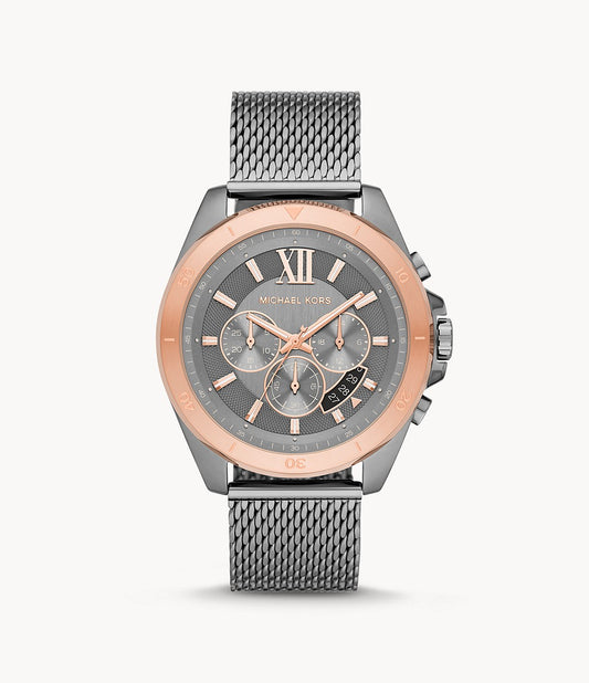 Brecken Chronograph Gunmetal Stainless Steel Watch