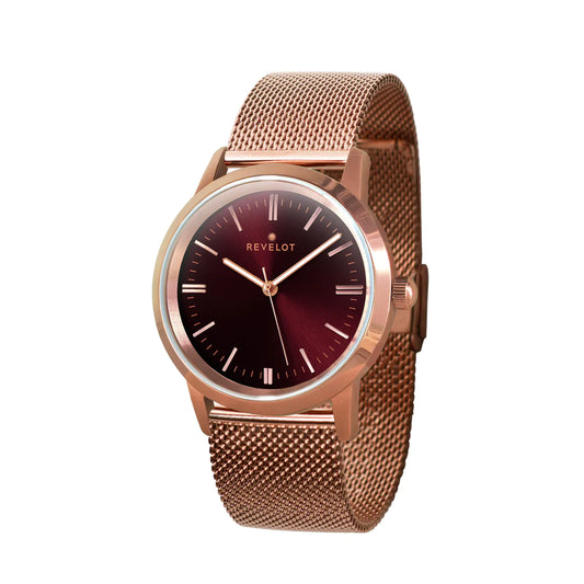 R3 Ladies Quartz Classic Maroon/Rose Gold/Rose Gold V2