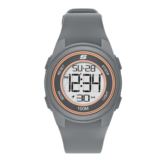 Vicksburg Quartz Digital Grey Polycarbonate Strap Watch