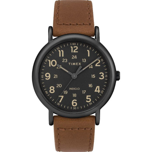Weekender Classic Brown Leather Band Watch TW2T30500