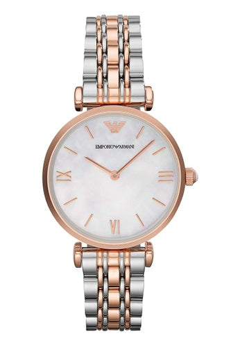 Women's Two-Hand Two-Tone Stainless Steel Watch