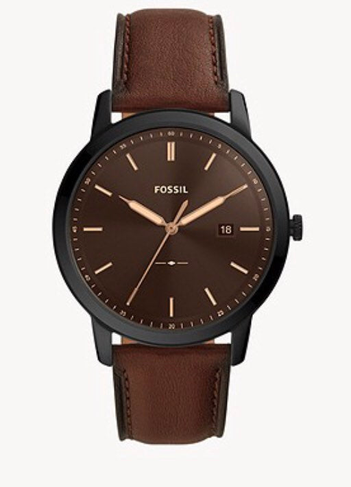 The Minimalist Solar-Powered Brown Eco Leather Watch