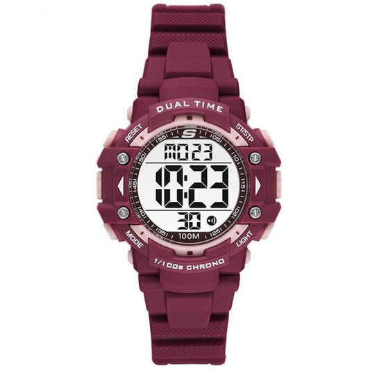 Rossmoor Digital Plastic Case Polyurethane Strap Watch